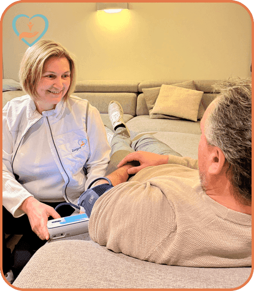 Foto van Isabelle Ryckebosch, verpleegkundige van Zorgvol