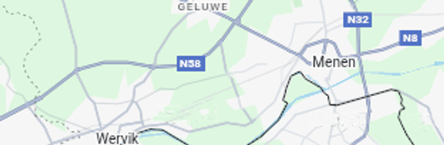 Carte de la zone d’intervention de Zorgvol Soins à domicile